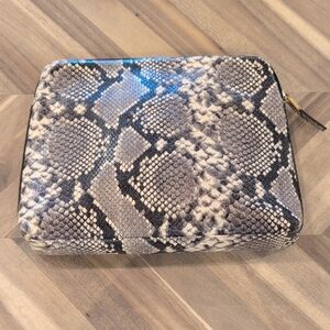 India Hicks Python Pouch
